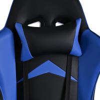 Reclinable con Cojín Lumbar y Cervical |   Respaldo Alto Acolchado |   Altura ajustable |   Ruedas Giratorias 360 °   y Reposabrazos |   Ideal Ordenador, Oficina, Videojuego o Escritorio - details 42