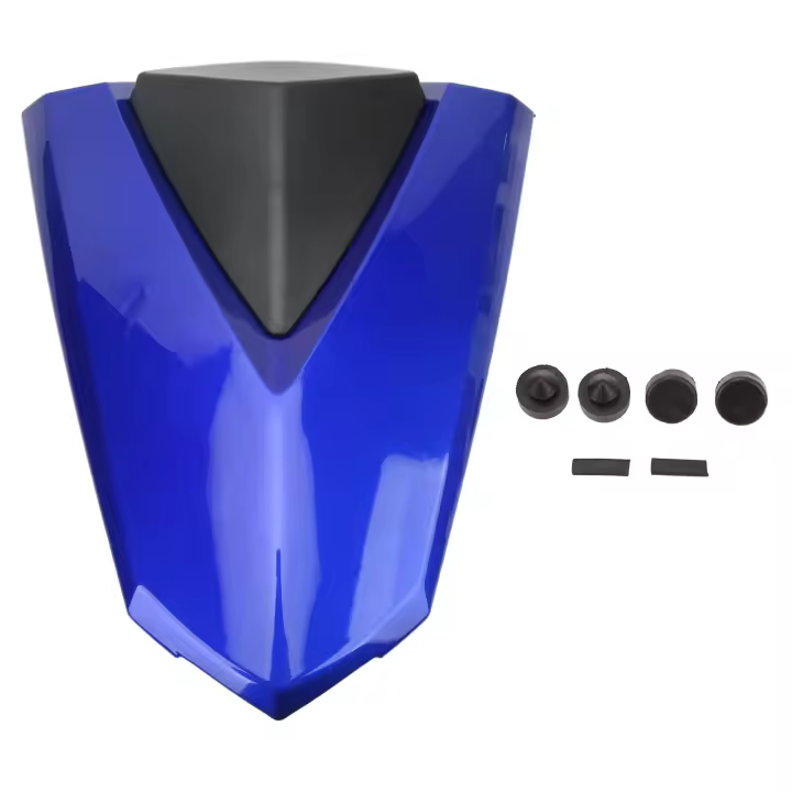 Cubierta para asiento trasero de pasajero, cubierta de carenado para YZF R25 R3 MT‑ 25 MT‑ 03 2013 ‑ 2022, color azul - 1