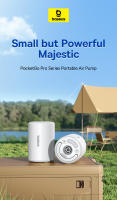 Baseus-bomba de aire portátil, inflador de gran capacidad para tienda de campaña al aire libre, 240L/min, 2000mAh - details 0