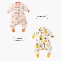 Saco de dormir de dibujos animados para bebés, saco de dormir grueso de dos patas con Mangas desmontables para niños y niñas, para Otoño e Invierno - details 10