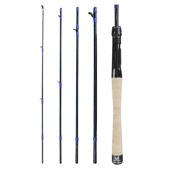 PURELURE ROCRS caña de pescar portátil de viaje de alta sensibilidad, giratoria ultraligera, caña de fundición, anillo de Alocnite Fuji, asiento de carrete