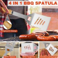 Set Barbacoa de Acero Inoxidable Herramientas Barbacoa Profesional - Utensilios Barbacoa Variado y Completo - para Hombres Mujeres Regalo - details 1