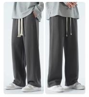 Pantalones Casuales para Hombres Pierna Ancha, Recto, Algodón 65% Pantalones de Sudor para Exteriores de Alta Calidad y Suavidad - details 15