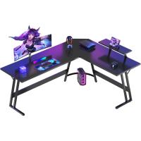 Mesa de Juego en Forma de L 130x130cm Soporte para Monitor Soporte para Auriculares - details 29