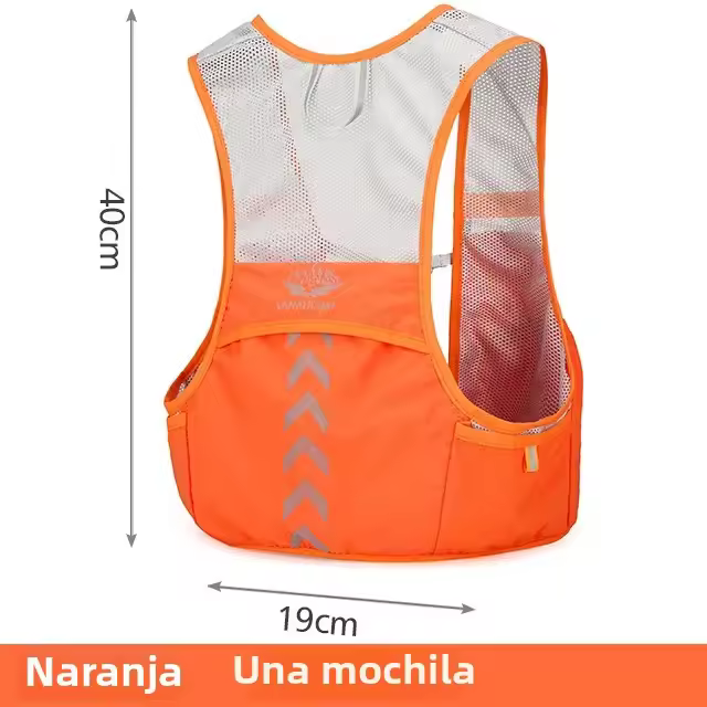 Mochila de running ultraligera de 5L para hombre y mujer, bolsa de hidratación para maratón y ciclismo - 1