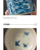 Ru Kiln Golden Wanhua Master, degustación de alta gama, cerámica única, uso Personal, juego de Kung Fu, taza de té pequeña - details 10