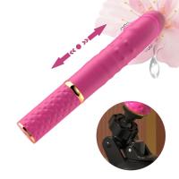 Consolador telescópico para principiantes, vibrador de empuje, coño retráctil, punto G, estimulación Anal del clítoris, Juguetes sexuales para mujeres - details 10