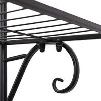 UNHO Estanterias para Plantas de Metal Soporte Escalera Macetas Decorativo 93x25x129cm - details 2