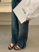 Sandalias Planas de Moda para Mujer Punta de Zapato Cuadrado con Hebilla Cubierta - details 16