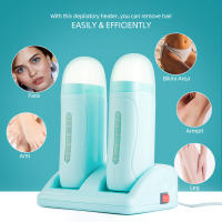Cartucho de depiladora de cera Dual, calentador eléctrico de cera de parafina enrollable, depilación, calentador de cera, uso para piernas, brazos y cuerpo - details 5