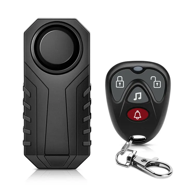 Alarma inalámbrica para bicicleta, dispositivo antirrobo con control remoto para Scooter, carrito, 113dB - 1