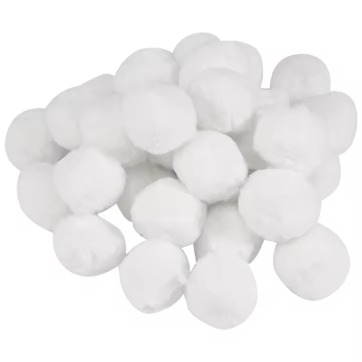 Bolas de filtro para piscinas, recipiente portátil de algodón seco y húmedo, Material de filtro para tanque de peces, purificación de agua, fibra de 200g - 1
