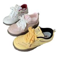 Zapatos deportivos transpirables para mujer, color rosa y blanco, entrenamiento de otoño, doble malla, bonito aspecto Forrest Gump para invierno - details 5