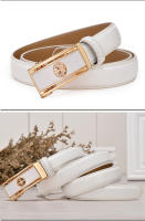 Cinturón de lujo para mujer, correa de cuero genuino Real de alta calidad, hebilla automática, marca de diseñador famoso, Pasek Damski Riem - details 2