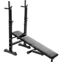Banco de Pesas Plegable Ajustable para Entrenamiento en Casa Ideal para Press Banca y Ejercicios de Fitness Soporte Barra Pesas Incluido - details 4