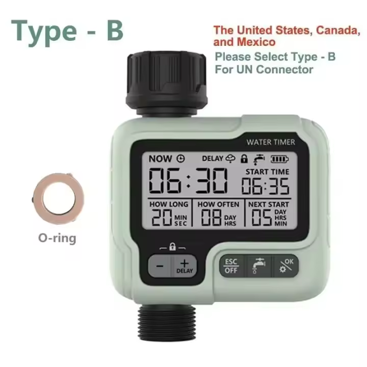 HCT-322 Aspersor automático digital inteligente para jardín al aire libre Ahorro de agua y tiempo - 1