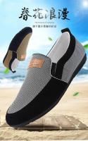 Mocasines sin cordones Zapatos casuales para hombre Zapatos de conducción transpirables de talla grande Pisos para caminar en la oficina Antideslizantes - details 4