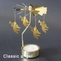 Velas Giratatorias de Metal en Formas de Copo de Nieve y Ángel Portavelas para Té Romántico, Boda, Decoración del Hogar en Navidad - details 32