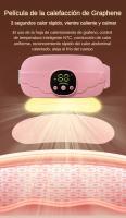 Almohadilla Térmica Menstrual , Cinturón Térmico Eléctrico USB, 4 Niveles de Calor y 4 Modos de Masaje, Soporte Lumbar Calentado para Alivio del Dolor Menstrual - details 7