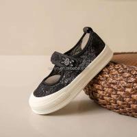 Nueva moda, cinta de moda, encaje antideslizante, zapatos deportivos informales planos únicos de verano para mujer, marca de zapatos ligera y barata - details 2
