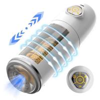 Juguetes sexuales del masturbador para los hombres Rotación telescópica automática Copa masculina de la masturbación de la linterna con 4 lenguas Voz - details 1