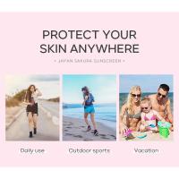 Laikou Sakura crema de protección solar coreana bloqueador solar Facial Spf50 loción de aislamiento hidratante 30g - details 11