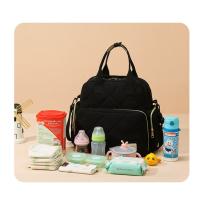 Nueva mochila antisalpicaduras multifuncional de moda de gran capacidad, bolso de maternidad, bolso, mochila de color sólido. - details 7