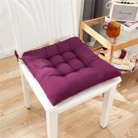 Cojín liso para silla, alfombrilla cuadrada de algodón, acolchado suave, para asiento de oficina, hogar o coche, jardín - details 12