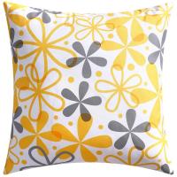Funda de almohada nórdica con estampado de flores, cubierta de cojín de doble cara para sofá, sala de estar, oficina, 45cm, decoración del hogar - details 7
