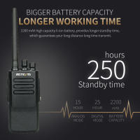 Radio de Caminante Digital Retevis RT50 DMR Transmisor Portátil UHF IP67 Impermeable - details 7