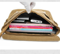 Bolsa de lona para hombre con gran capacidad, adecuada para ordenador portátil, candado, escuela, uso diario - details 8
