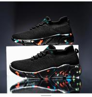 Zapatillas de deporte para hombre, zapatos para mujer, calcetines de tendencia de tenis, zapatos para caminar, mocasines, transpirables, informales, para correr, verano, verde, talla grande 35-47 - details 28