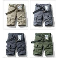 Pantalones Cortos de Carga de Algodón 100% Pantalones Cortos Casuales para Hombres en Verano 2025 - details 4