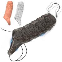 Funda extensora de silicona Leten, cubierta retardante de la eyaculación, condones con puntos, anillo de púas, juguete sexual erótico para la erección para hombres - details 0