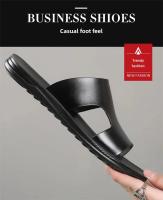 Zapatillas de Moda para Hombre Únicas, Resistentes al Desgaste, Antideslizantes, Estilo Coreano, Ropa Informal Versátil de Fondo Suave - details 13