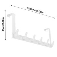 Gancho de pared de aluminio de Metal con brazos extendidos para el hogar, cocina y dormitorio, detrás de la puerta - details 3