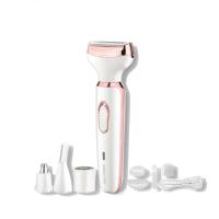 Afeitadora eléctrica 4 en 1 para mujer, depiladora corporal, recortadora inalámbrica indolora, maquinilla de afeitar, regalos para el cuidado de la piel - details 2
