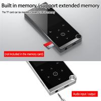 Reproductor de música MP3 con Bluetooth 5,0, Walkman de Audio portátil HiFi con FM/EBook/grabadora/reproductor de vídeo MP4 (gris plateado) - details 3