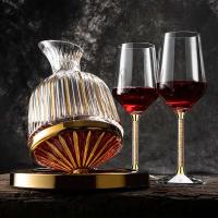 Taza giratoria de 360 ​​grados de 1500ml, dispensador de botellas, botella de vidrio, aireador de vino, espejo, tarro, decoración de barra de regalo - details 1