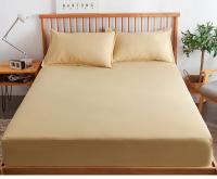 Sábana Ajustable de Algodón con Tirantes Elásticos Fundas de Matráz de Cama de Un Solo, Doble, Rey, Colchón 140/160/200cm - details 1