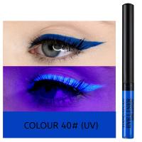 HANDAIYAN Juego de delineador de ojos líquido mate de 12 colores, delineador de ojos colorido intenso metálico resistente al agua, larga duración, punta ultrafina a prueba de manchas - details 49