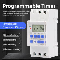 Interruptor de temporizador Digital, relé programable electrónico automático, Control de tiempo de 168 horas, semana/día/minutos/segundo, KG316S 220VAC 25A - details 32