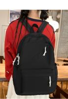 Mochila escolar de color sólido para estudiantes, mochila de moda informal para estudiantes universitarios y de secundaria. - details 2