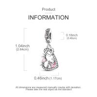 Abalorios Originales de Plata 925, Cuentas en Forma de Corazón de Padres e Hijos, Compatibles con Pulseras de Plata 925 para Mujer, Fabricación de Joyas DIY - details 4