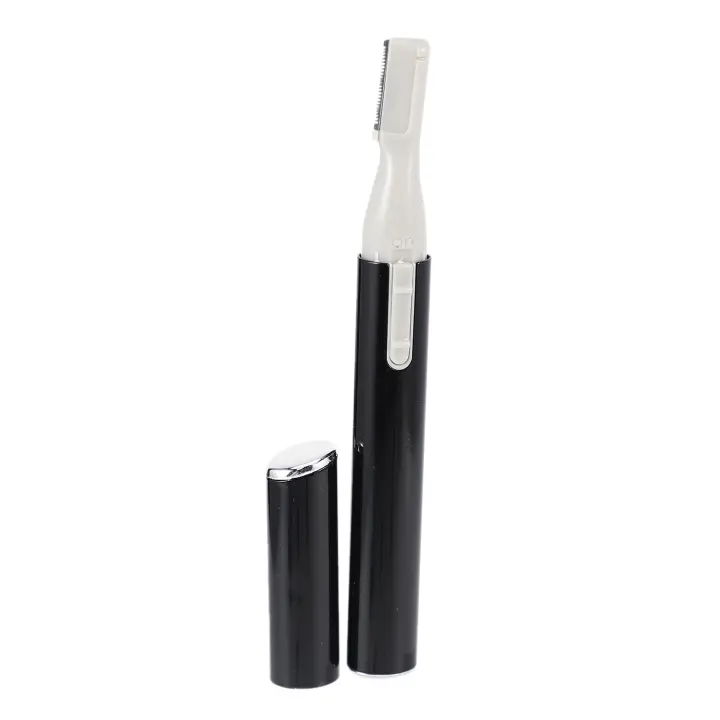 Depiladora eléctrica para cejas y cara, miniafeitadora corporal portátil para mujer, cuchilla de afeitar negra - 1