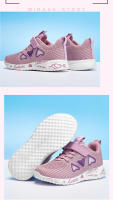 Zapatos informales a la moda para niñas, zapatillas transpirables de malla ligera para niños, Tenis de verano para niños, bonitos zapatos deportivos para correr con dibujos animados - details 16