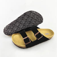 Sandalias al aire libre de una palabra, zapatos de playa, zapatos de hombre, zapatos de mujer, zapatillas de cuero genuino, verano bajo - details 4