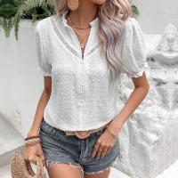 Elegante Camisa de Verano para Mujer Manga Corta, Estilo Coreano Moderno, Moda Casual para Mujeres Jóvenes - details 3