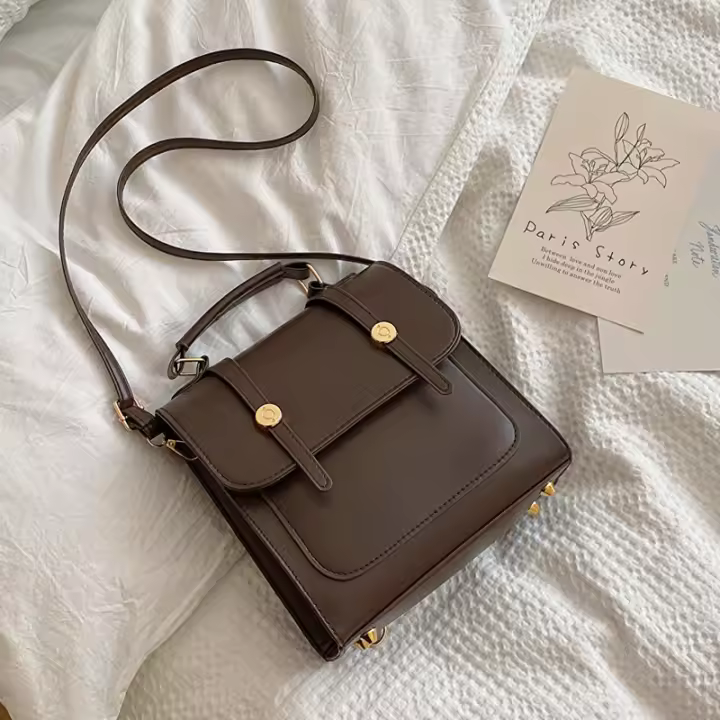Mochila de Estilo Occidental de Gran Capacidad Material de Nylon Tendencia Callejera para Damas - 1