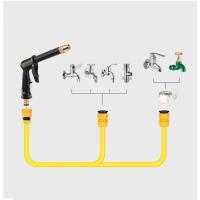 Pistola De Agua Portátil Para Limpieza De Coche Y Riego Del Jardín Con Nozzle De Espuma Y Conector Rápido Variedad De Patrones De Roce - details 1